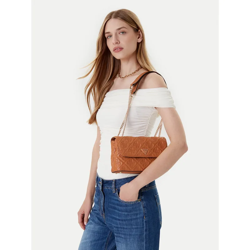 Τσάντα Guess HWQL96 58210 Καφέ