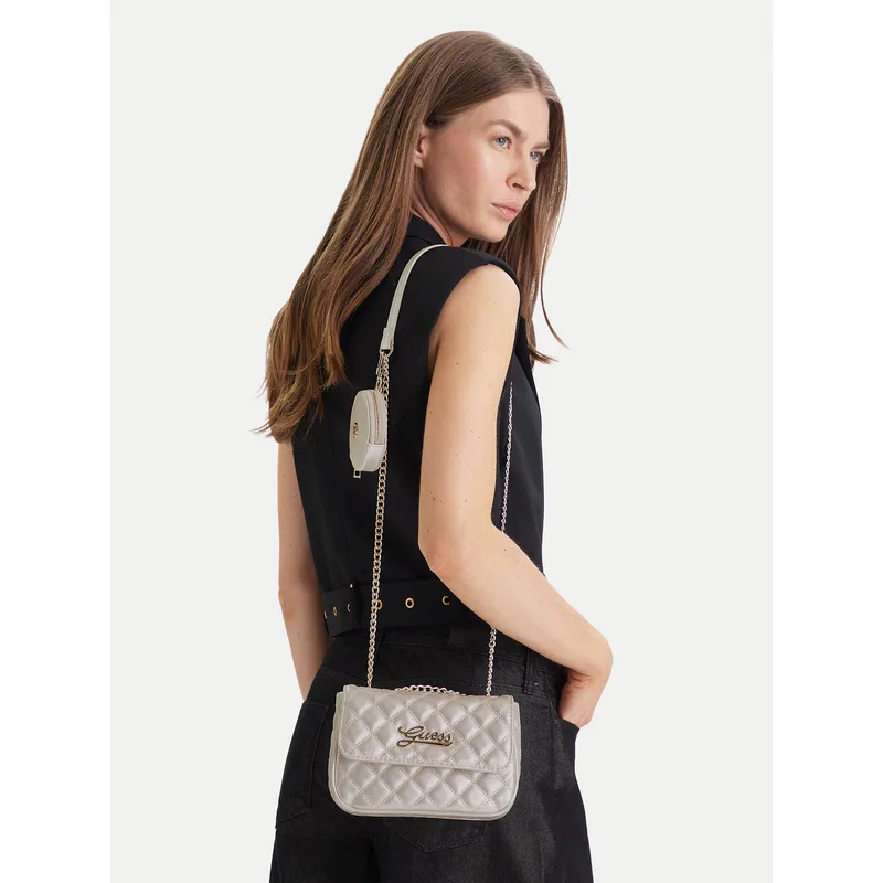 Τσάντα Guess J6RZ11 W4090 Εκρού