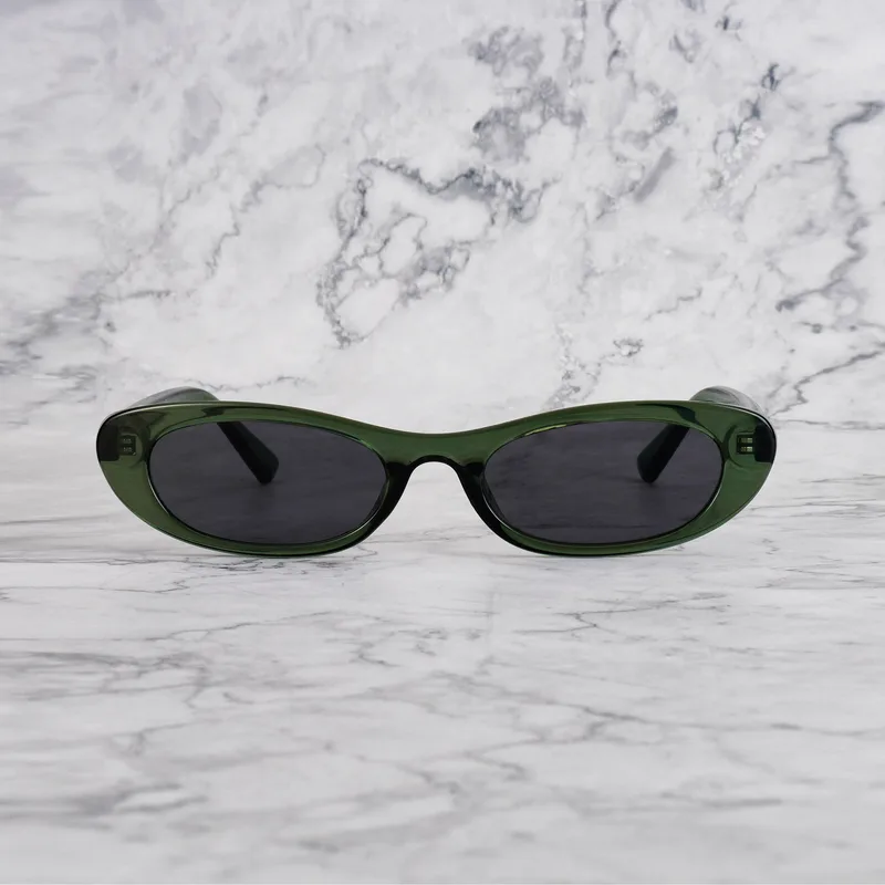 TINA 23EP7 - TINA - GREEN - GRAY Sunglasses | Green | Gray Shades | Explicit Poets Sunglasses
