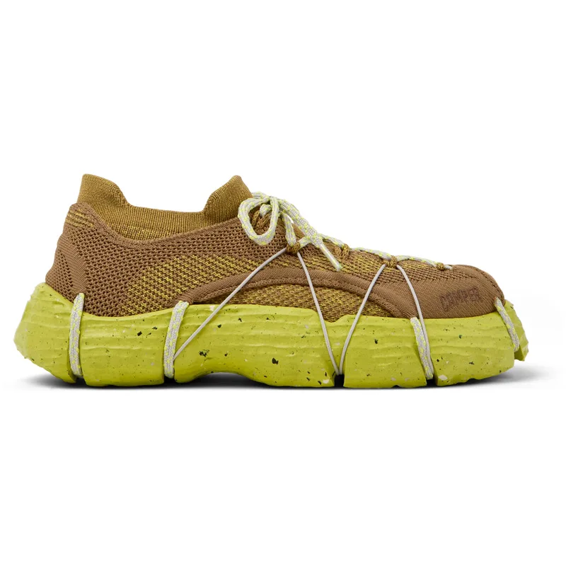 CAMPER Roku - Sneakers Για Γυναικεία - Καφέ,Κίτρινο, Μέγεθος 41, Cotton fabric