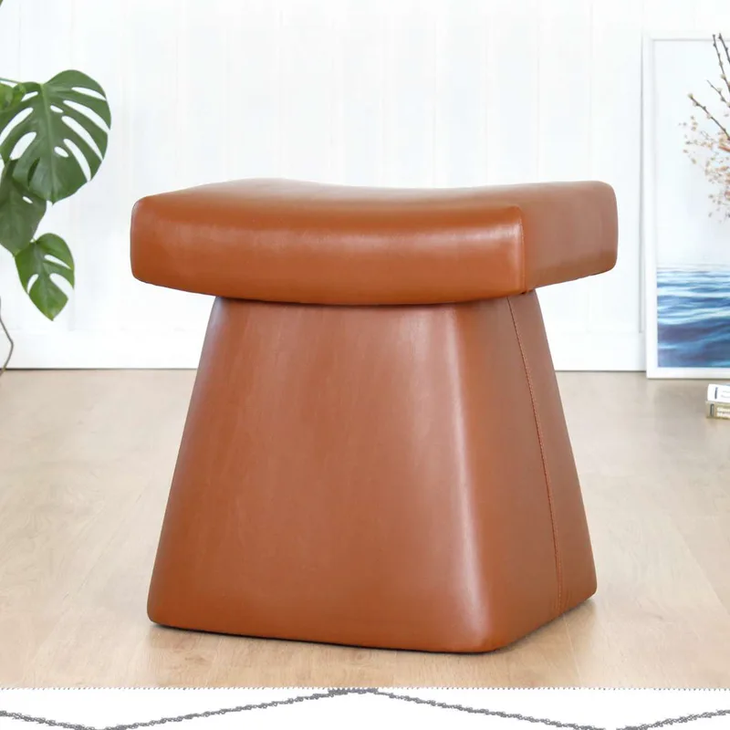 Πουφ Dambert - Tan 209Flf1445 (50x48x38)
