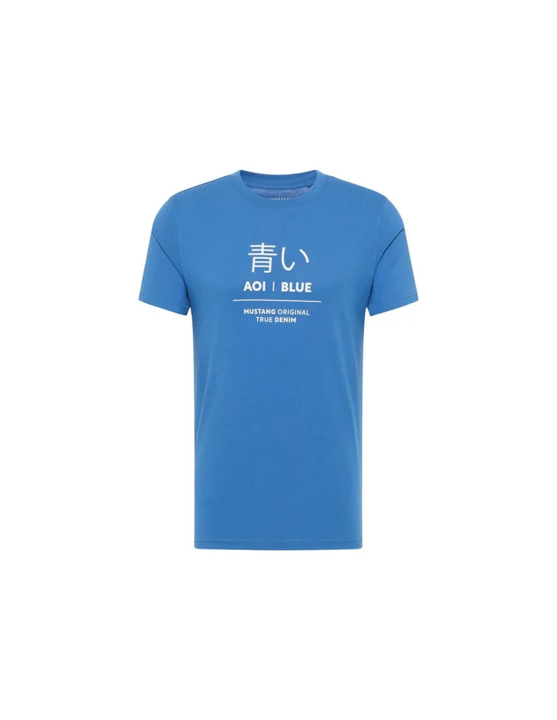 Mustang Ανδρικό T-shirt Κοντομάνικο Μπλε 10135225234