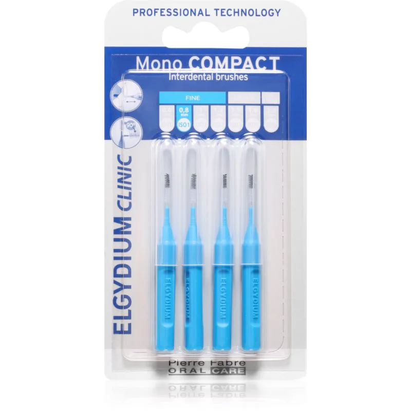 Elgydium Mono Compact μεσοδόντια βουρτσάκια Blue 4 τμχ