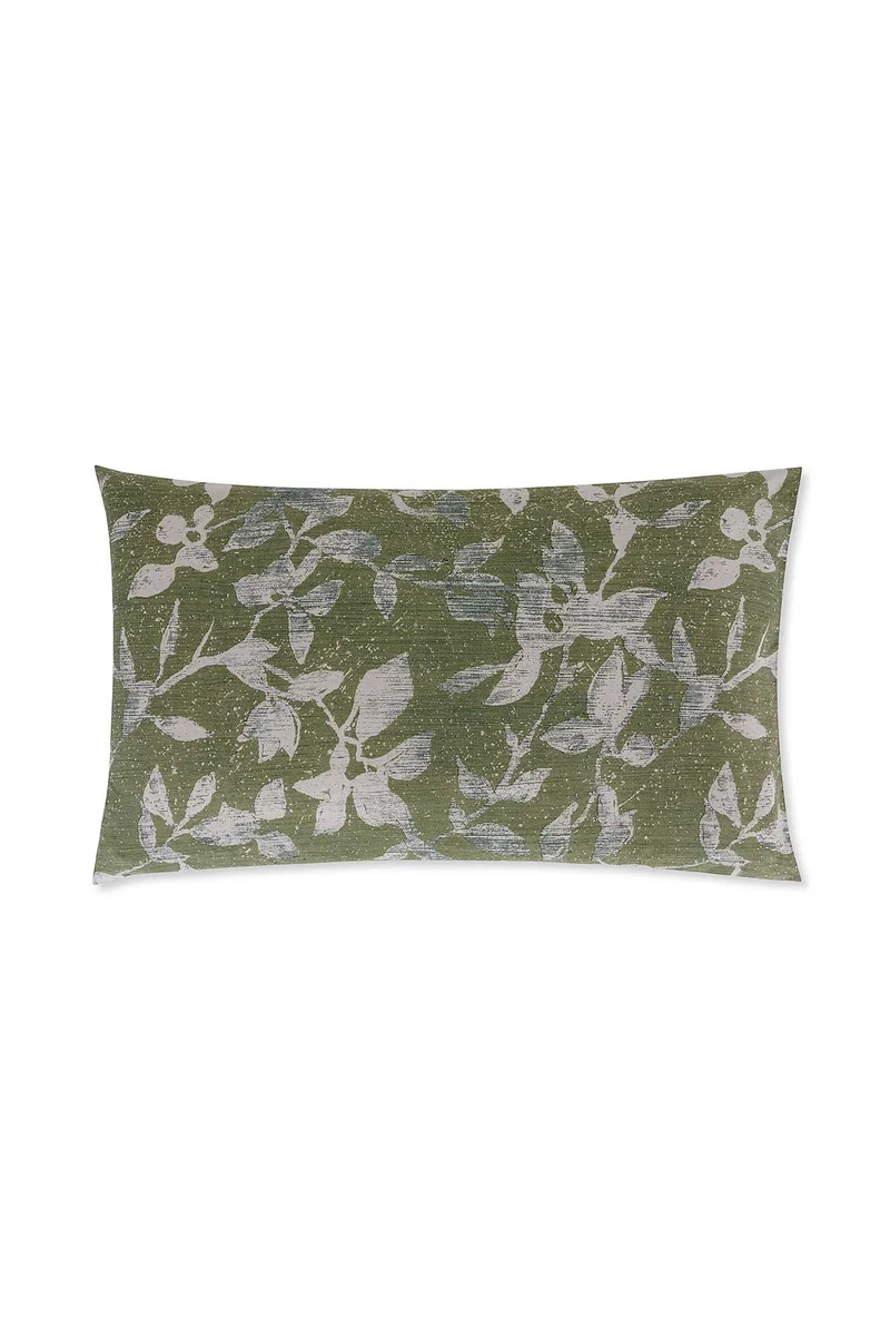 Coincasa μαξιλαροθήκη με μοτίβο foliage 50 x 80 cm - 007267828 Πράσινο