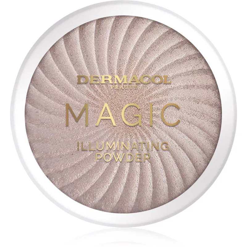 Dermacol Magic συμπαγής πούδρα λάμψης Rose Χρυσό 8 γρ