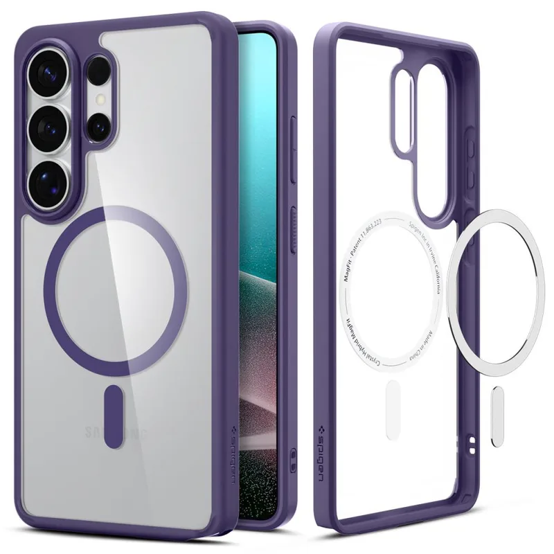 Θήκη Spigen Ultra Hybrid Mag Clear Deep Purple Samsung Galaxy S26 Ultra
