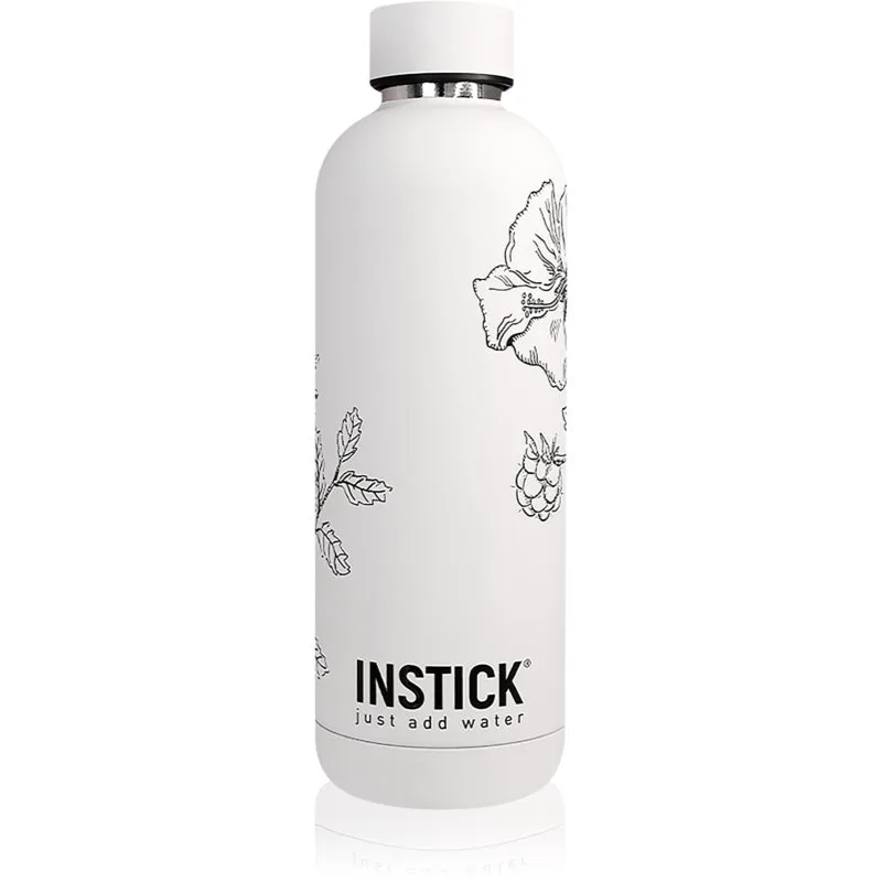 INSTICK Insulated Bottle Slim θερμός χρώμα White 500 ml