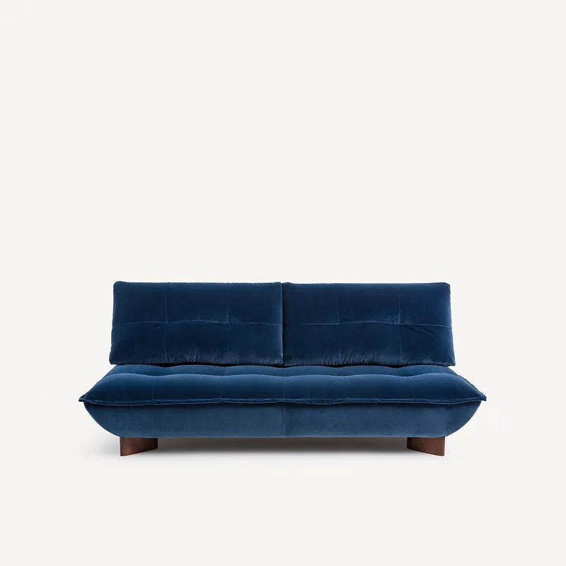 Καναπές σύνθεσης από βελούδο Μ138xΠ202xΥ84cm