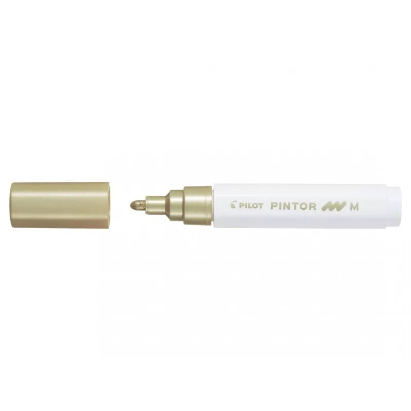 Μαρκαδόρος Pilot Paint Pintor Medium Χρυσό SW-PT-M-GD