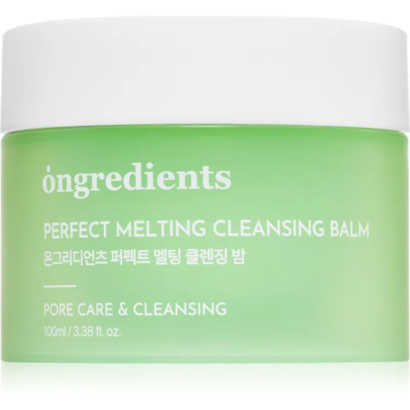 Ongredients Perfect Melting Cleansing Balm βάλσαμο για ντεμακιγιάζ και καθαρισμό για λαμπρότητα και ενυδάτωση 100 ml