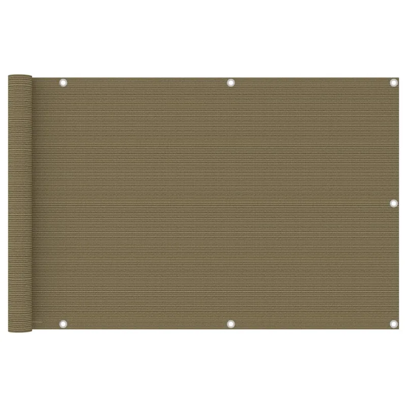 vidaXL Ξ”ΞΉΞ±Ο‡Ο‰Ο�ΞΉΟƒΟ„ΞΉΞΊΟ� Ξ’ΞµΟ�Ξ¬Ξ½Ο„Ξ±Ο‚ Taupe 90 x 600 ΞµΞΊ. Ξ±Ο€Ο� HDPE