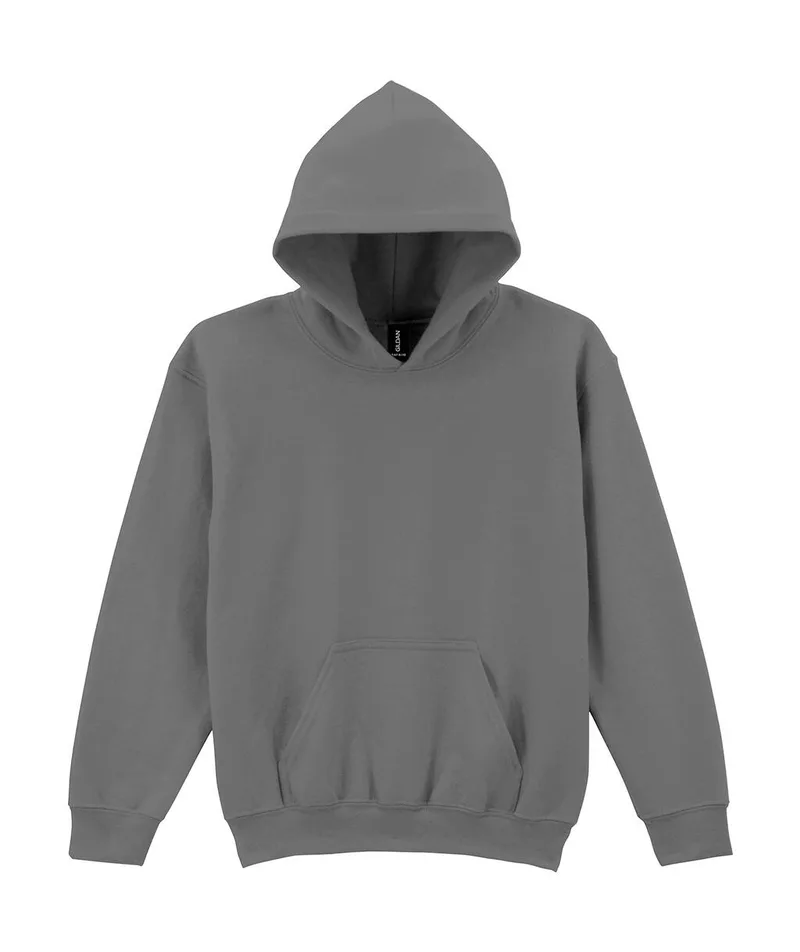 Παιδικό Φούτερ με Κουκούλα 18500B Gildan Heavy Blend Charcoal