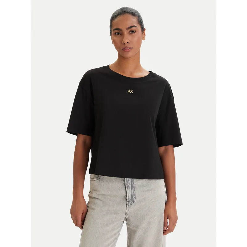 Armani Exchange T-Shirt XW001836 AF10356 UC001 Μαύρο Regular Fit