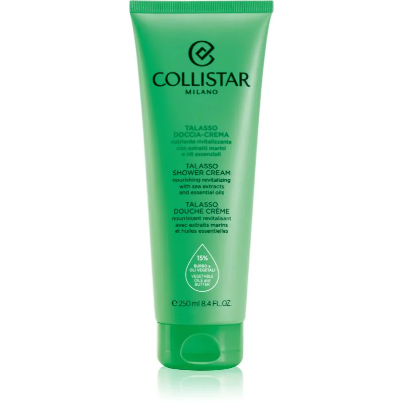 Collistar Special Perfect Body Talasso Shower Cream θρεπτική και αναζωογονητική κρέμα ντους με εκχυλίσματα θάλασσας και αιθέρια έλαια 250 ml