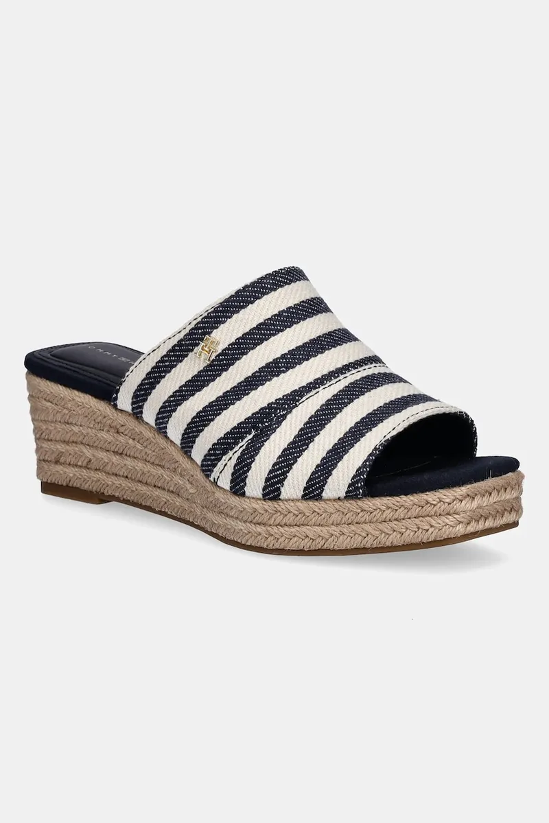 Παντόφλες Tommy Hilfiger NAUTICAL STRIPES ESPADRILLE MULE