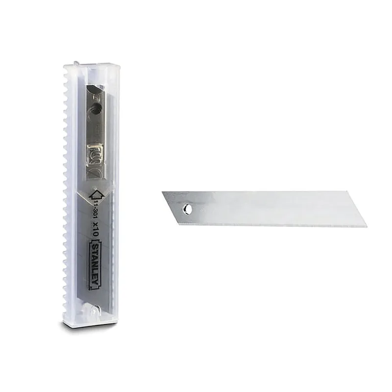 Λάμα Φαρδιά Σπαστή Πλάτος 18mm Και Blister STANLEY 0-11-301 Σετ 10Τμχ