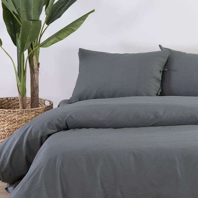 Σεντόνι Μεμονωμένο Μονό 170X270 Nef Nef Cotton-Linen Green Χωρίς Λάστιχο (170x270)