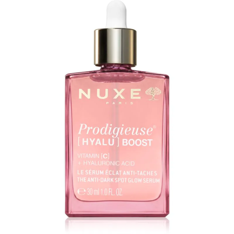 Nuxe Prodigieuse [Hyalu] Boost λαμπρυντικός ορός για την αντιμετώπιση των καφέ κηλίδων 30 ml