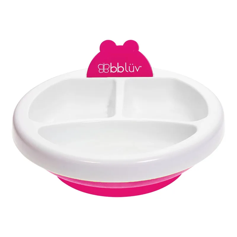 Πιάτο Θερμαινόμενο Σιλικόνης Plato Ροζ 18,4x5,7εκ. Bbluv B0107-P (Υλικό: Σιλικόνη, Χρώμα: Ροζ) - Bbluv - B0107-P
