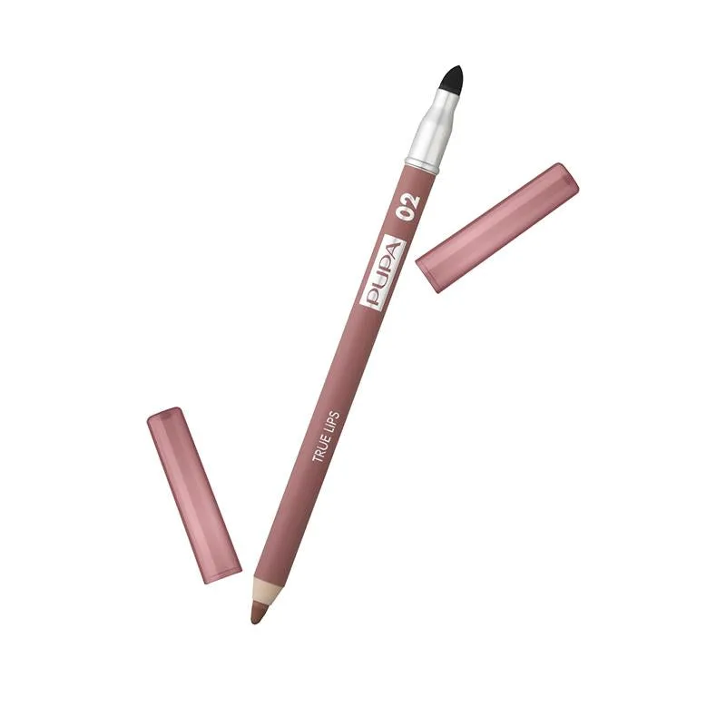 Pupa True Lips - Intense Color Lip Contour Pencil, Ultra Pigmented 004 - Plain Brown (1.2 G)
