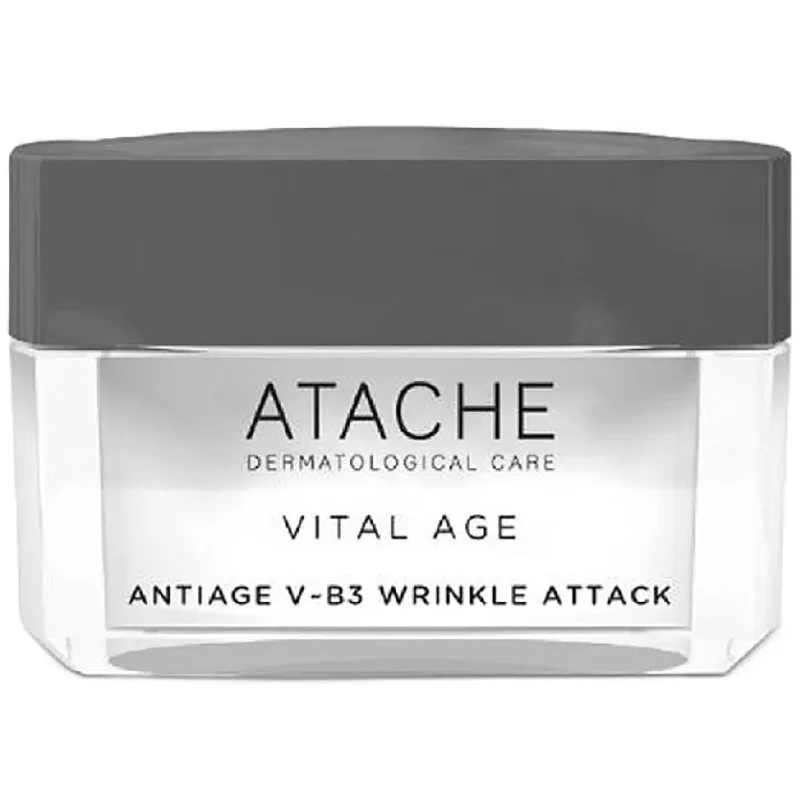 Atache Vital Age Antiage V-B3 Wrinkle Attack Cream Εντατική Αντιγηραντική Κρέμα Προσώπου Ιδανική για την Ώριμη, Θαμπή & Ξηρή Επιδερμίδα 50ml