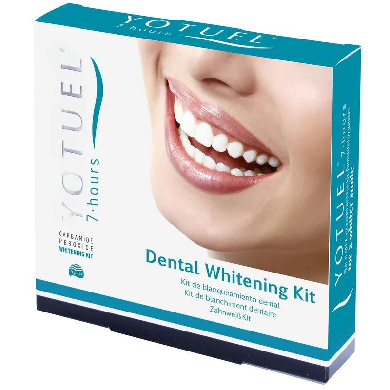 Yotuel 7 Hours Dental Whitening Kit Σύστημα Αποτελεσματικής & Ασφαλούς Λεύκανσης με Carbamide Peroxide & Μασελάκια Λεύκανσης Δοντιών 1 Τεμάχιο