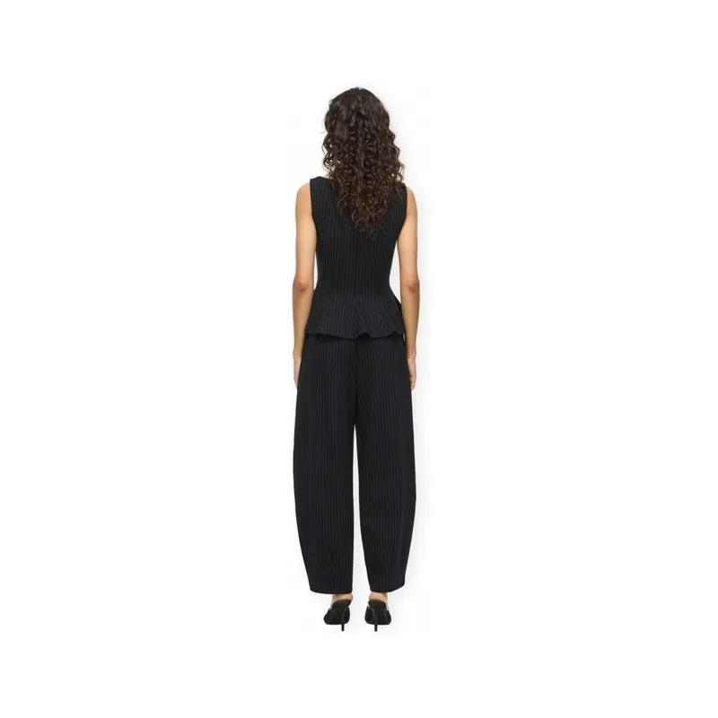 Παντελόνια Vila Mastriba Trousers - Black Beauty/Pinstripe