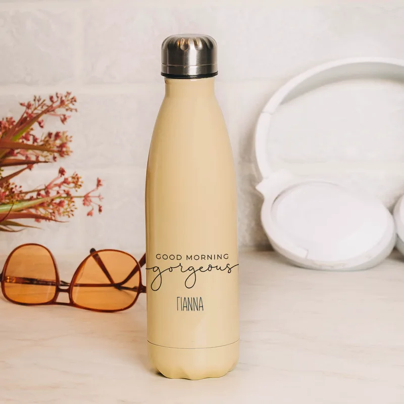 Good Morning Gorgeous - Μπουκάλι θερμός 500ml - Κίτρινο