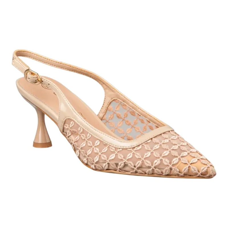 Envie Shoes Γυναικείες Παπούτσια Γόβες slingback E84-23426-36 Μπέζ