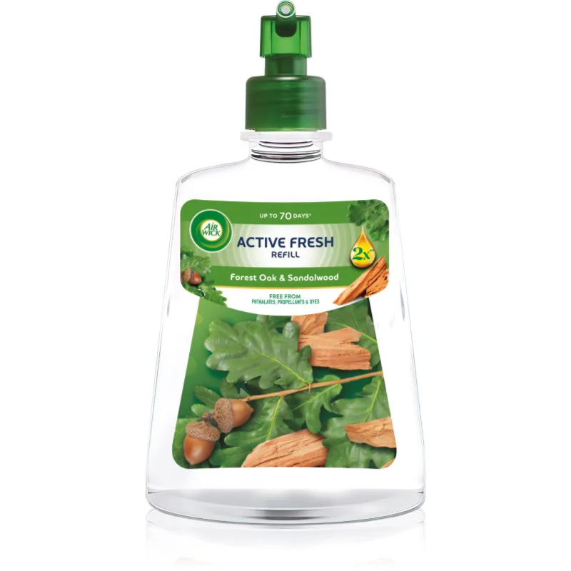Air Wick Active Fresh Forest Oak & Sandalwood αποσμητικό χώρου ανταλλακτικό 228 ml