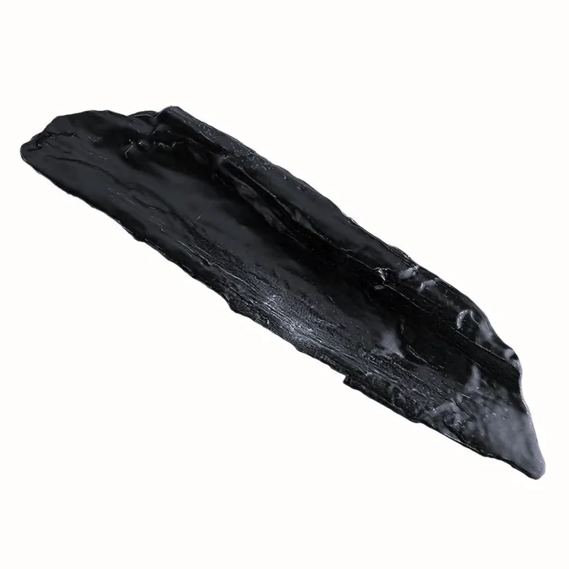 Πιατέλα Σερβιρίσματος Πορσελάνης Black Gyoza Kutahya 44εκ. KX740170NRKY44 (Υλικό: Πορσελάνη, Χρώμα: Μαύρο) - KUTAHYA PORSELEN - KX740170NRKY44