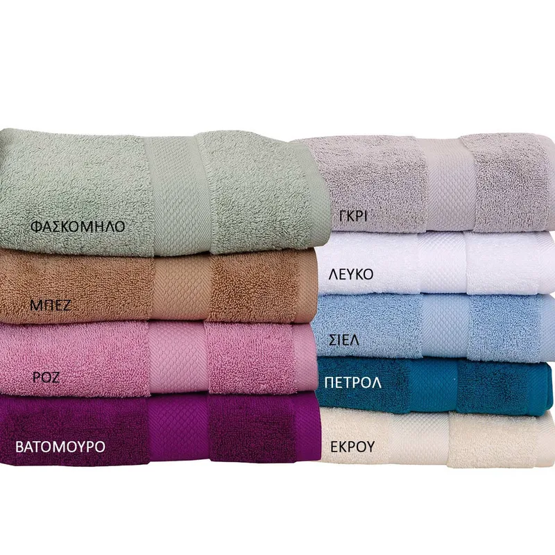 Πετσέτες Μπάνιου (Σετ 3τμχ) Viopros Luxor Towels 600gsm