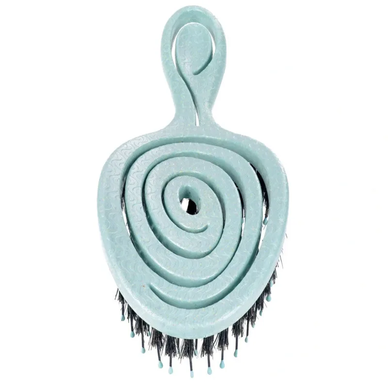 Poniks Blackomb Eco hairbrush, various colours, azzurro clear