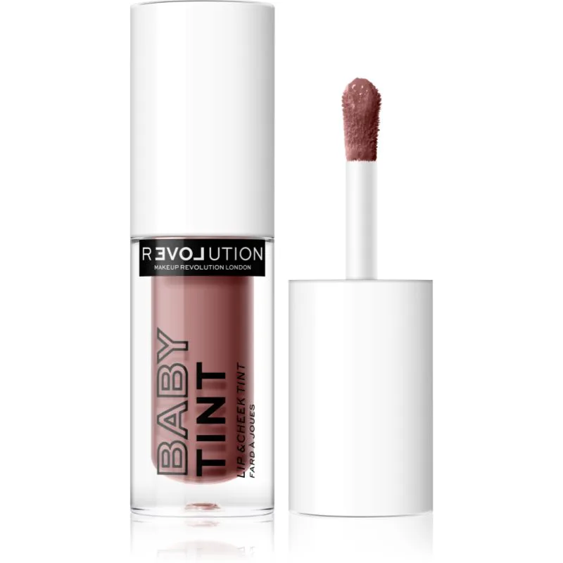 Revolution Relove Baby Tint υγρό ρουζ και λιπ γκλος απόχρωση Blush 1.4 ml