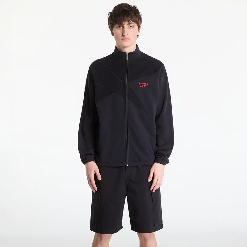 Μπουφάν Reebok Street Sport Vector Fleece Track Jacket Black XL