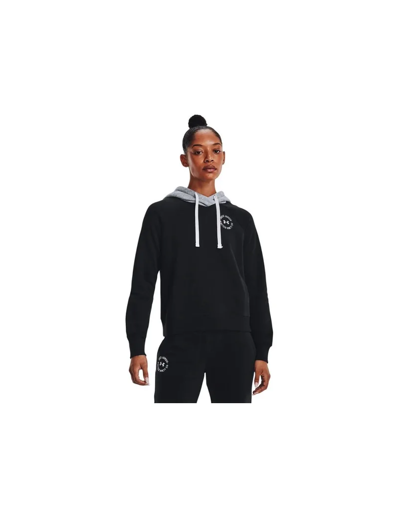 Under Armour Γυναικείο Φούτερ με Κουκούλα Μαύρο 1373031-001