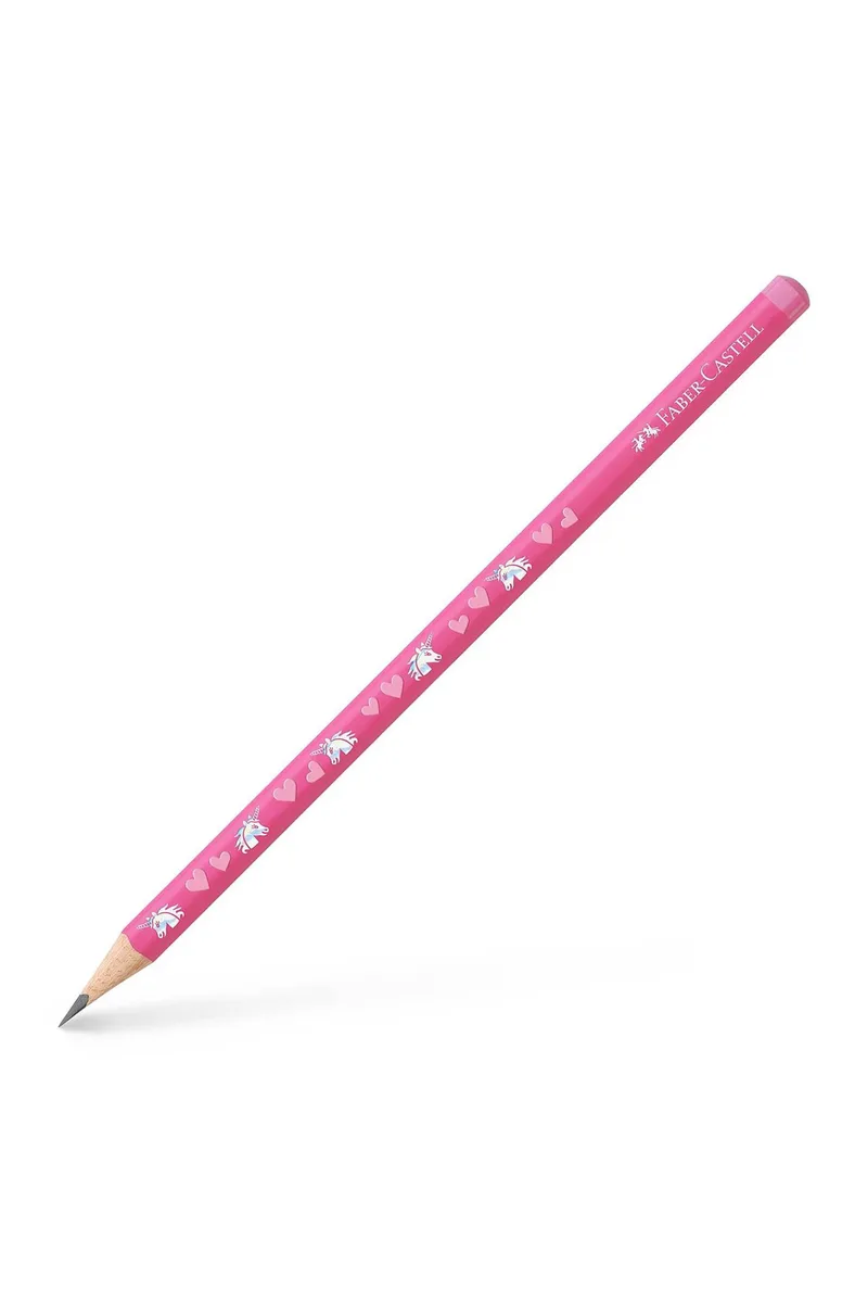 Faber-Castell Μολύβι γραφίτη Unicorn HB ροζ - 077111510