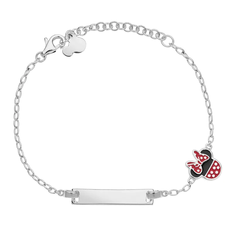 DISNEY Βραχιόλι Ταυτότητα Παιδική Από Ασήμι Minnie Mouse BS00050SL-55.CS