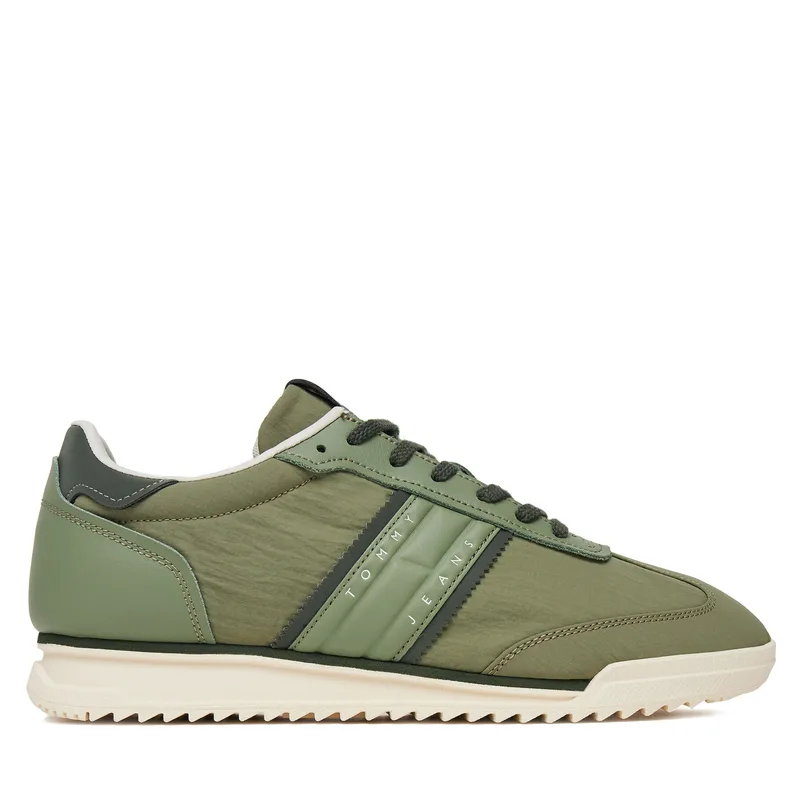 Αθλητικά Tommy Jeans Tjm Runner Cleated Mix Mat. EM0EM01598 Πράσινο