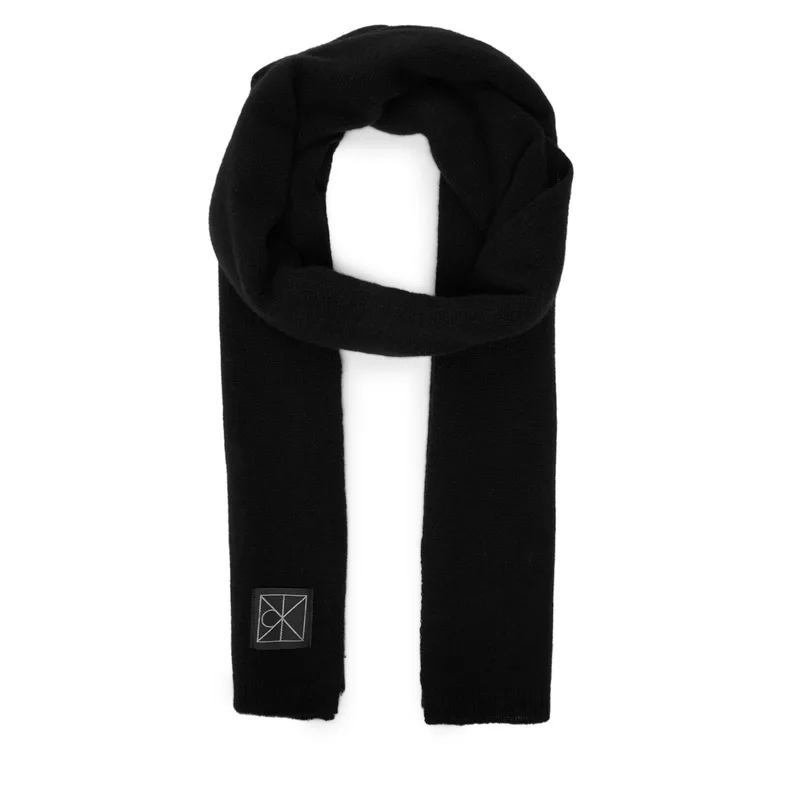 Κασκόλ Calvin Klein Emblem LV04D8014G Μαύρο