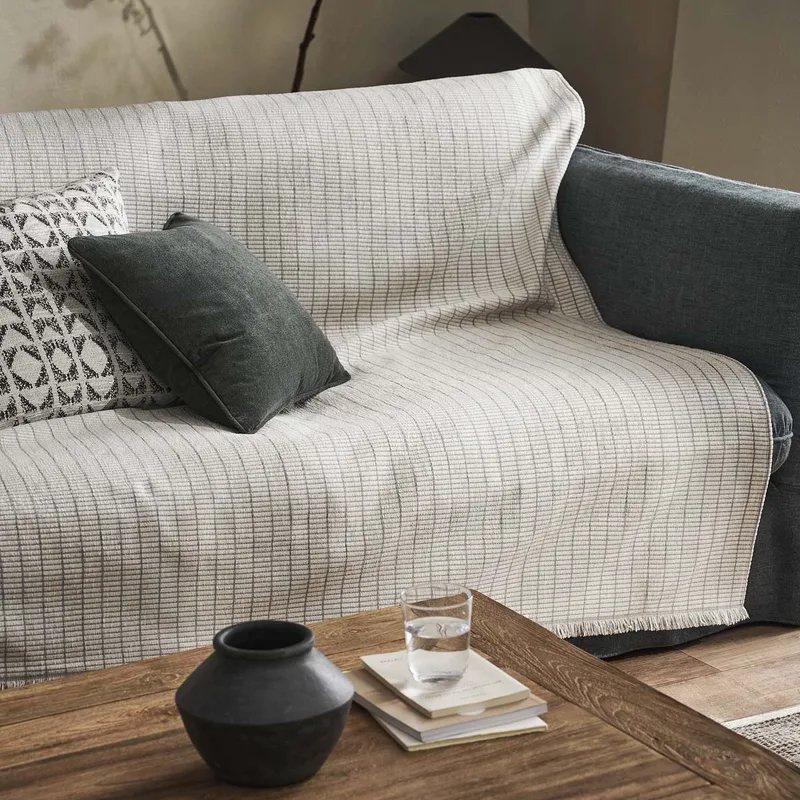 Ριχτάρι Καναπέ Τριθέσιου (180x310) Gofis Home Thyra Beige/Grey 273/05