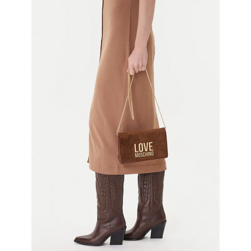 Τσάντα LOVE MOSCHINO JC4127PP0NKB120A Καφέ