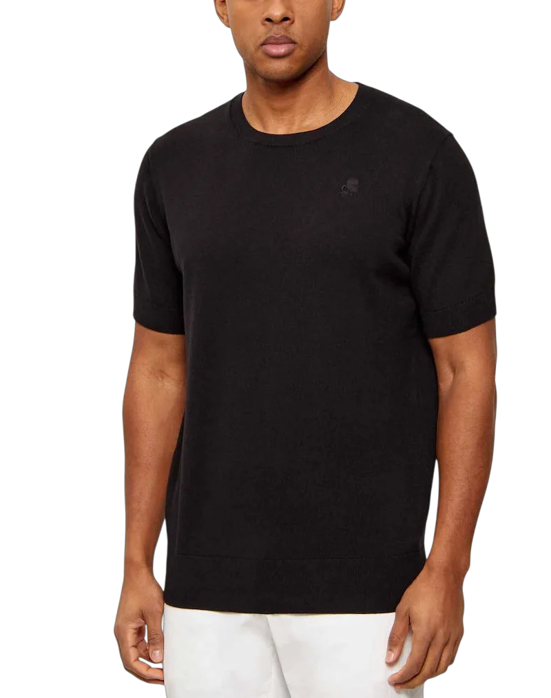 Ανδρικό Πλεκτό T-shirt Μαύρο Karl Lagerfeld 655087 562398-990