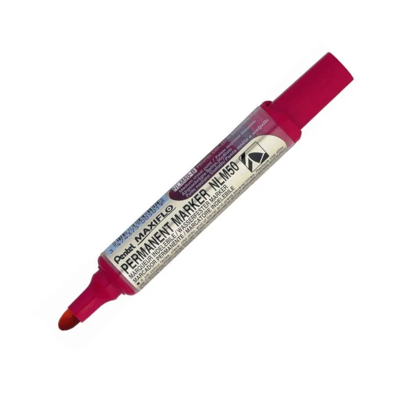 NLM50-B PENTEL ΜΑΡΚΑΔΟΡΟΣ ΑΝΕΞΙΤΗΛΟΣ MAXIFLO Μ ΚΟΚΚΙΝΟ