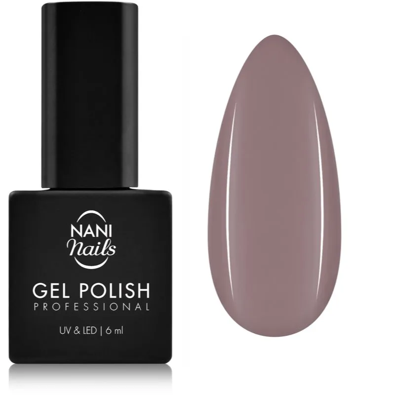 NaniNails NANI Professional τζελ βερνίκι νυχιών απόχρωση Mocha Nude 6 ml