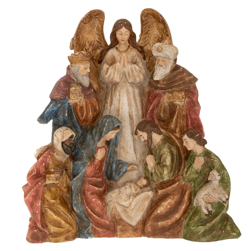 Χριστουγεννιάτικη Φάτνη Polyresin 31,5x12,5x33εκ. iliadis 90706 (Υλικό: Polyresin) - Iliadis - il_90706