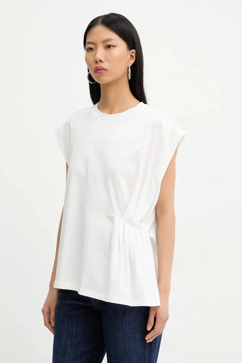 Twinset Βαμβακερό μπλουζάκι Twinset
