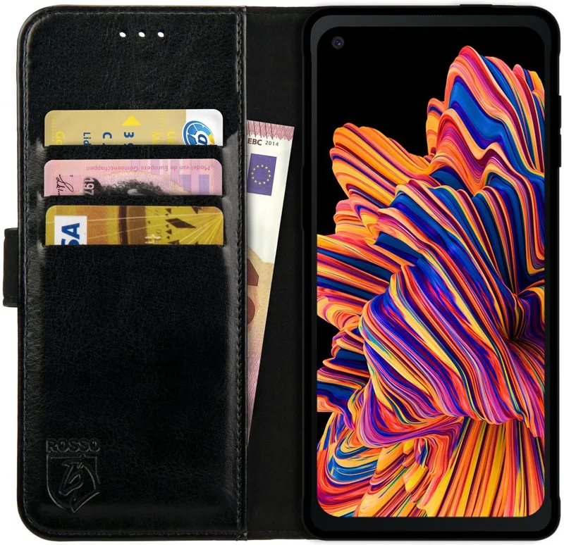 Κόκκινο Element PU Θήκη Πορτοφόλι Samsung Galaxy Xcover Pro - Black (8719246227271)