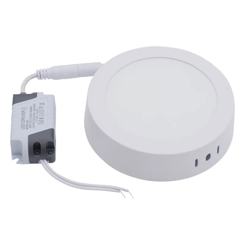 Εξωτερικό LED Panel 6W με Ψυχρό Λευκό Φως Φ10.5xY2.5cm
