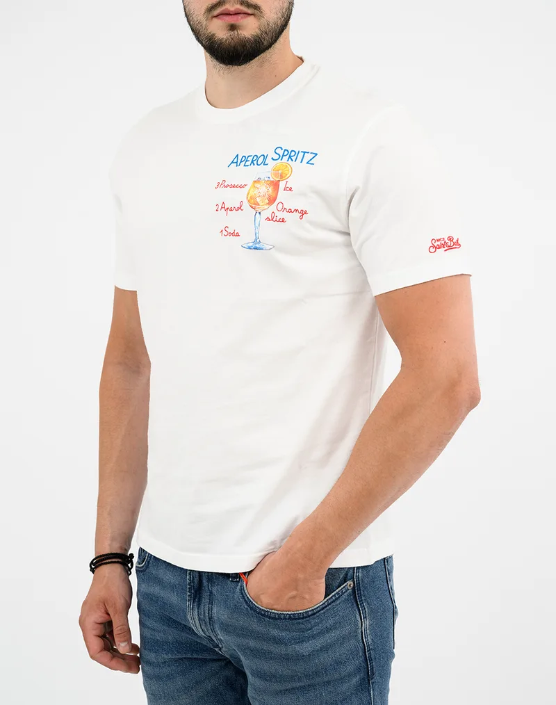 MC2 PORTOFINO-T-SHIRT-SPRITZ 01N EMB POT0001-04381L-04381L White